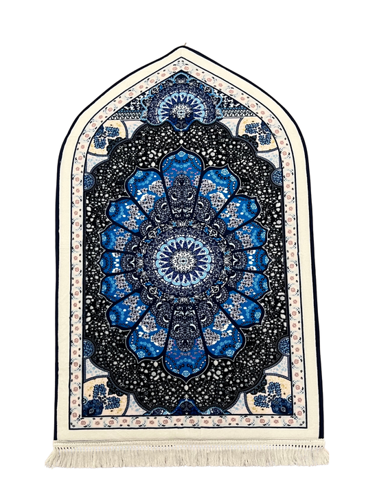 Midnight Bloom Padded Prayer Mat